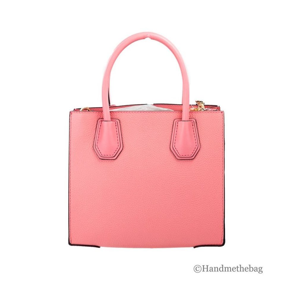 NEW Michael Kors Mercer Leather Messenger Crossbody Bag Tea Rose Handbag Purse - Picture 4 of 9